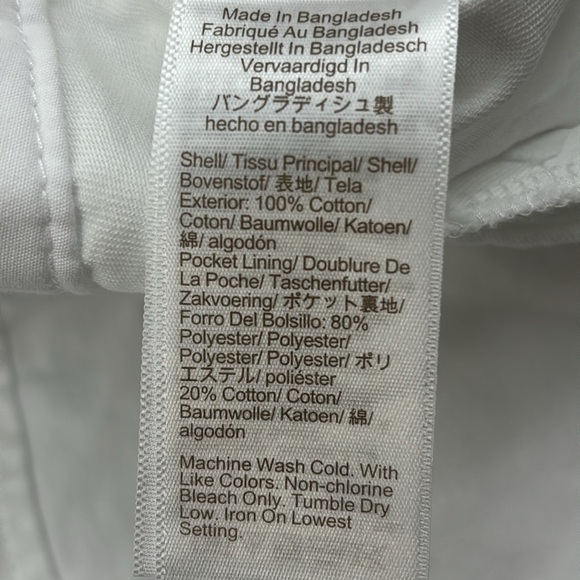 J Crew Factory 5" classic chino short in White size 10 NWOT H1453 - Picture 9 of 11